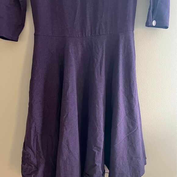 Womens Matilda Jane Lavender Queen of Hearts 3/4 Sleeve Fit & Flare Dress Size S - Picture 4 of 10